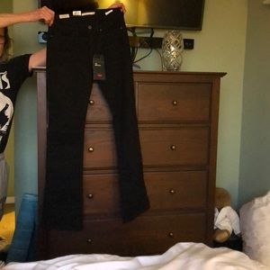 Black Bootcut Jeans